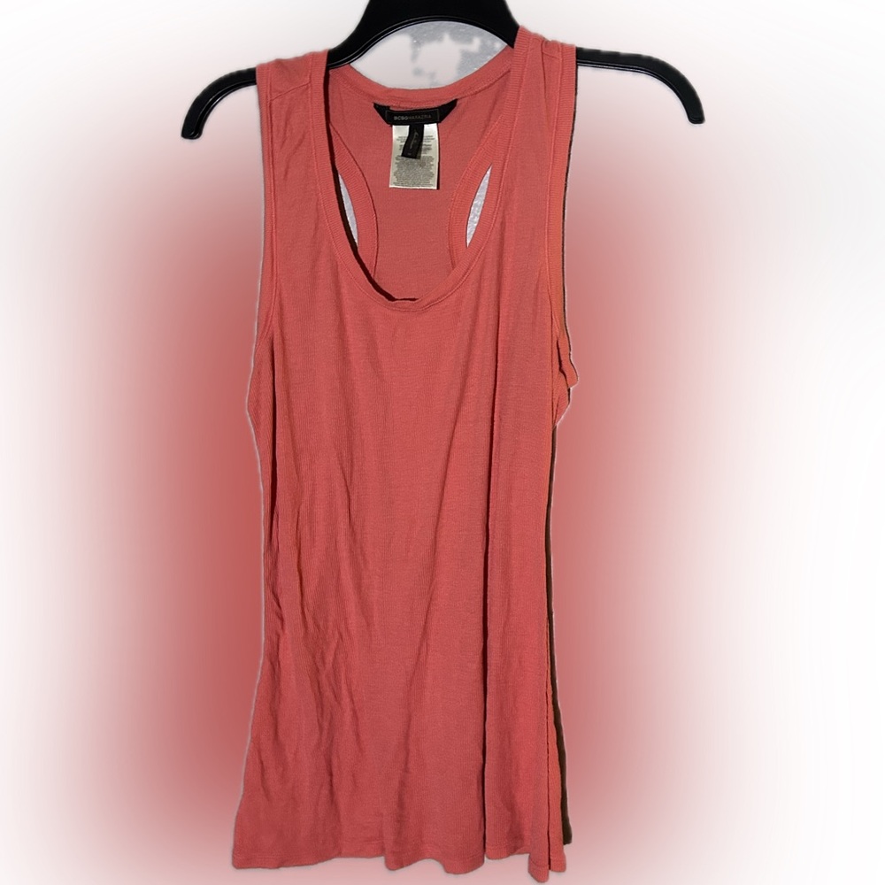 BCBGMaxAzria Coral Racerback Tank Top